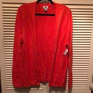 Bright Tangerine Cardigan